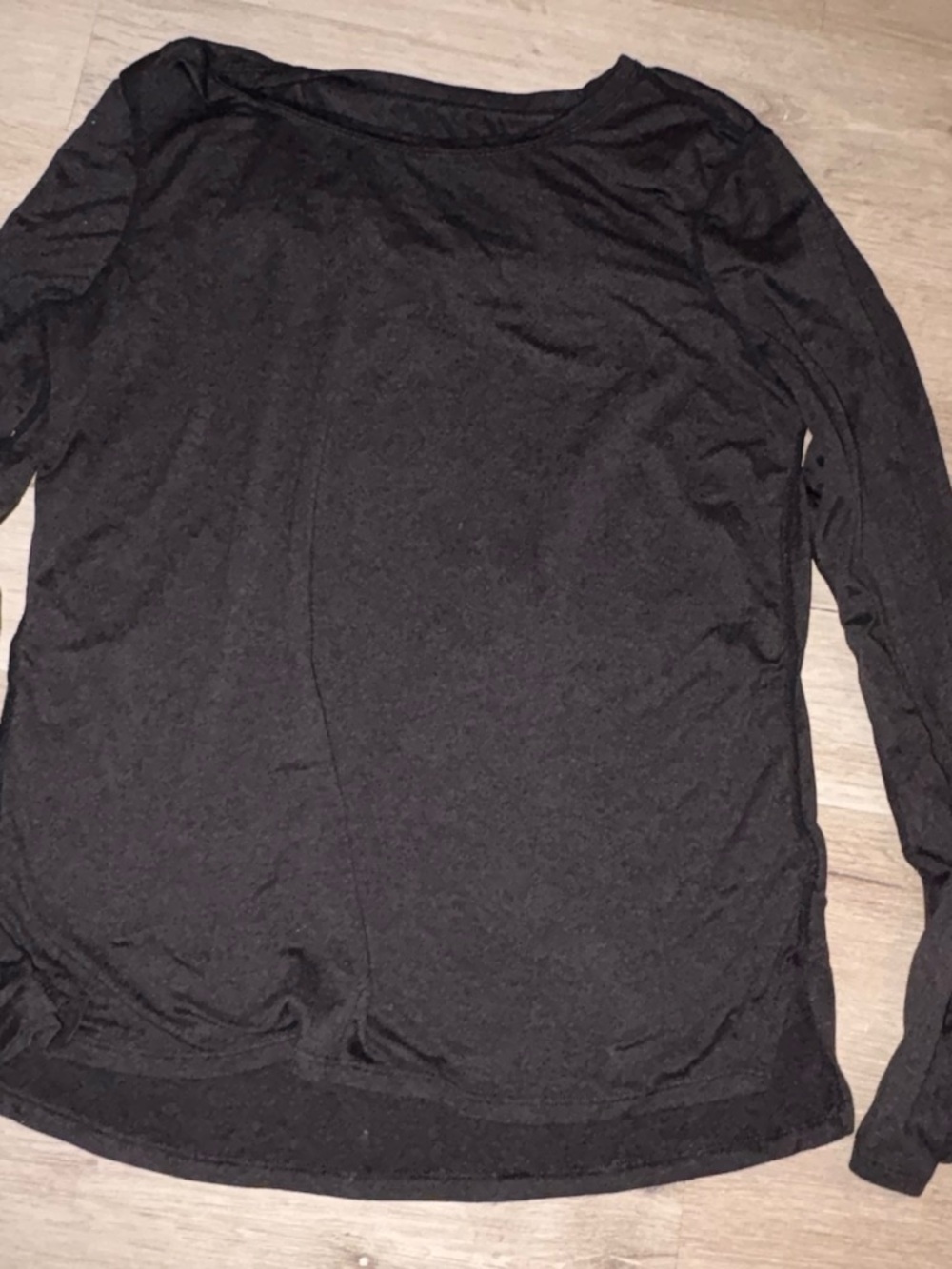 Zella workout Black Long-Sleeve Shirt